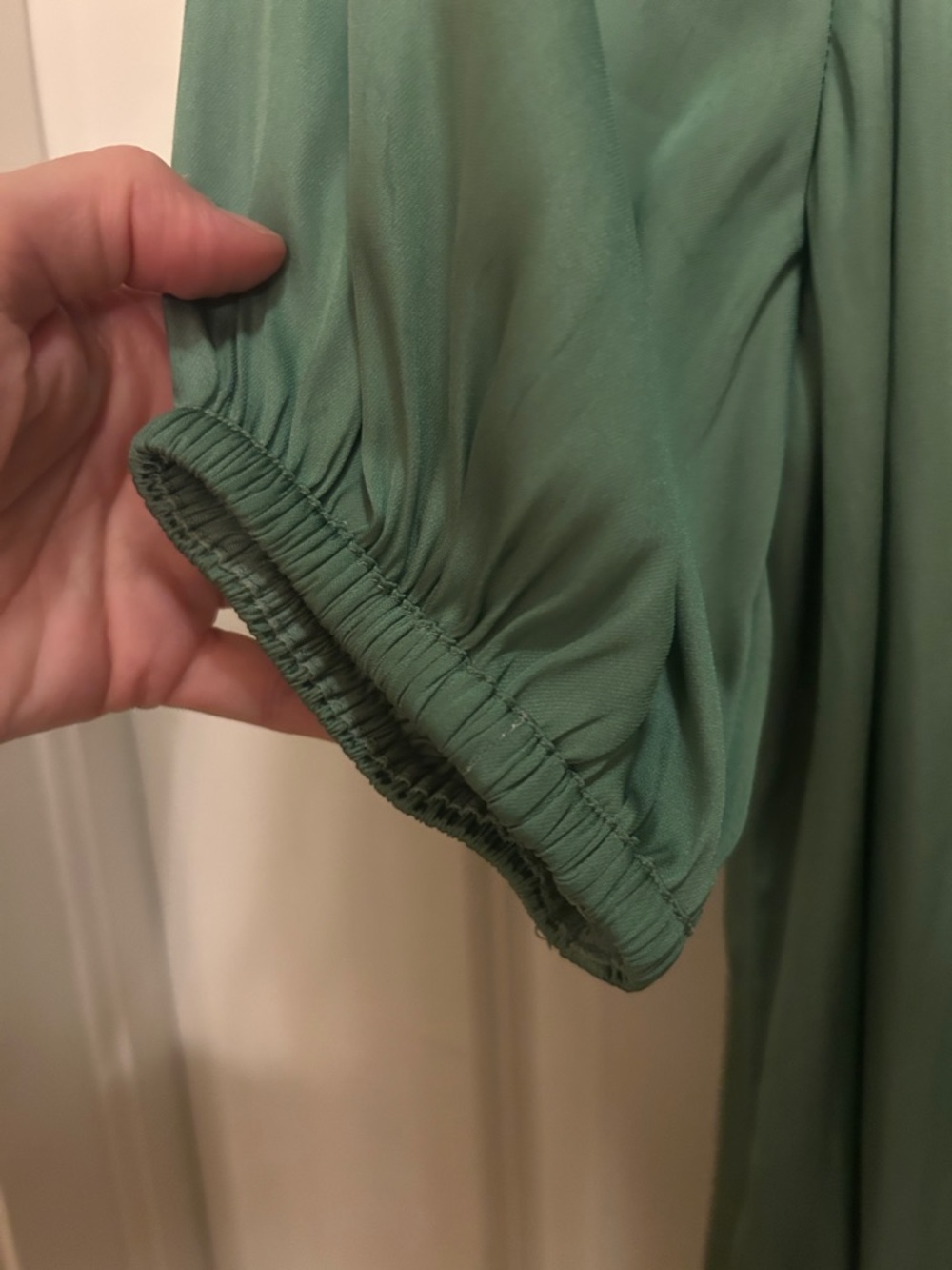 Current Air Sage Green V-Neck Tunic Top - Picture 3 of 4